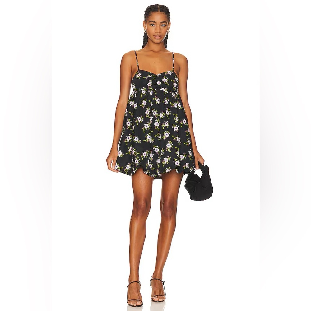 Free people Black Spaghetti Strap Sundress